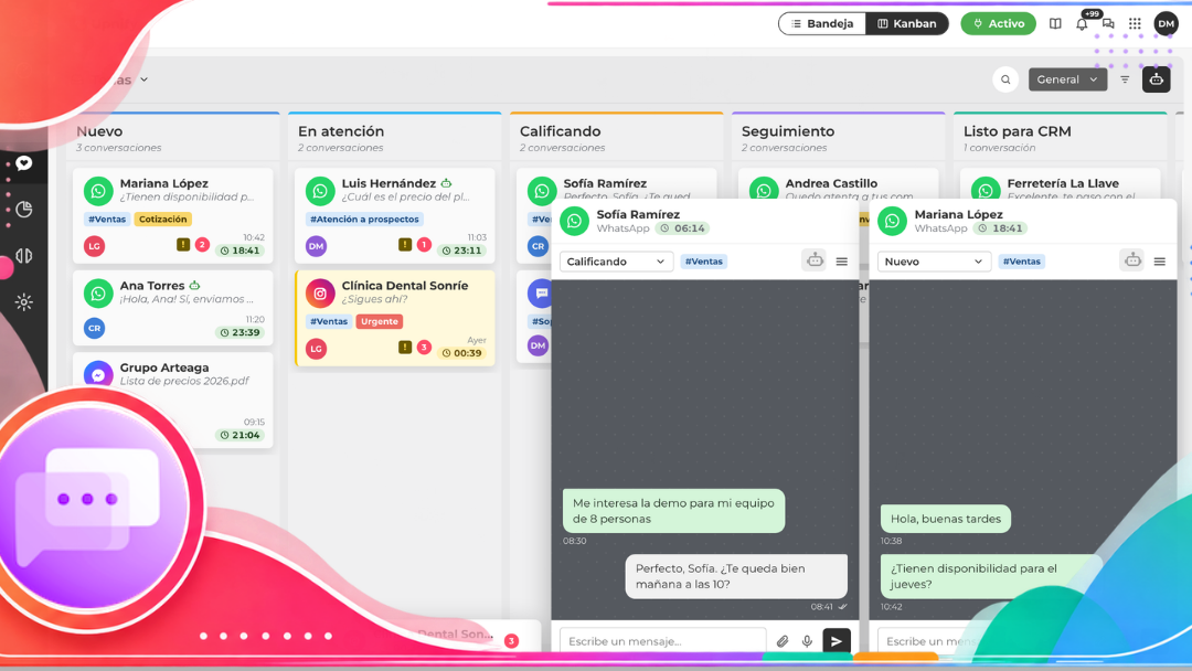 New Kanban View for Conversations in Connect